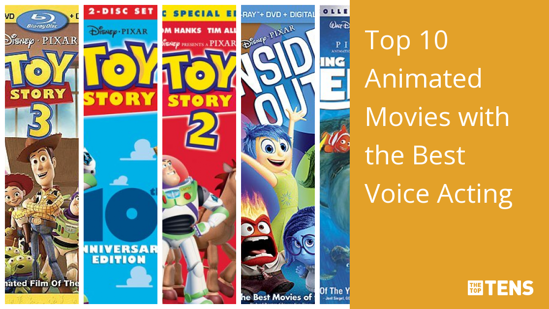 Top 10 Animated Movies with the Best Voice Acting - TheTopTens