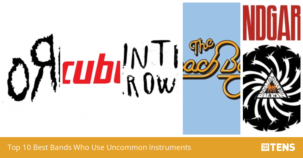 Top Ten Best Bands Who Use Instruments TheTopTens