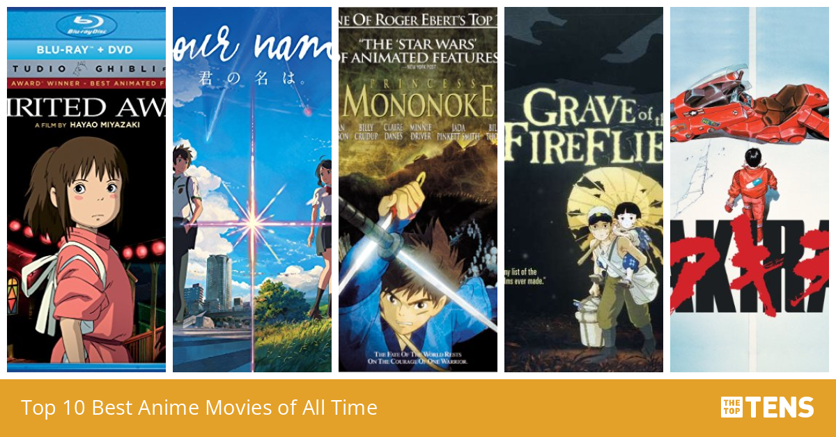 Top 10 Best Anime Movies of All Time - TheTopTens®