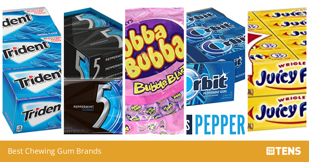 Best Chewing Gum Brands - Top Ten List - TheTopTens