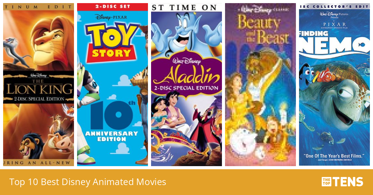 Top 10 Best Disney Animated Movies