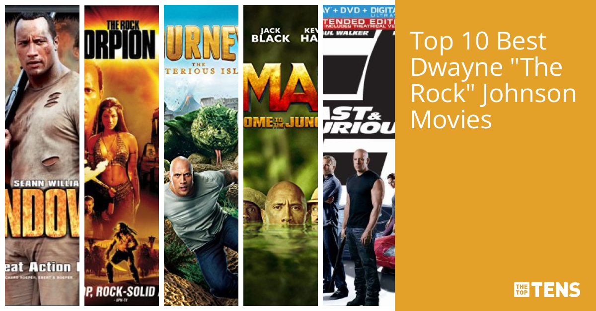 Top-10 Dwayne The Rock Johnson Movies 