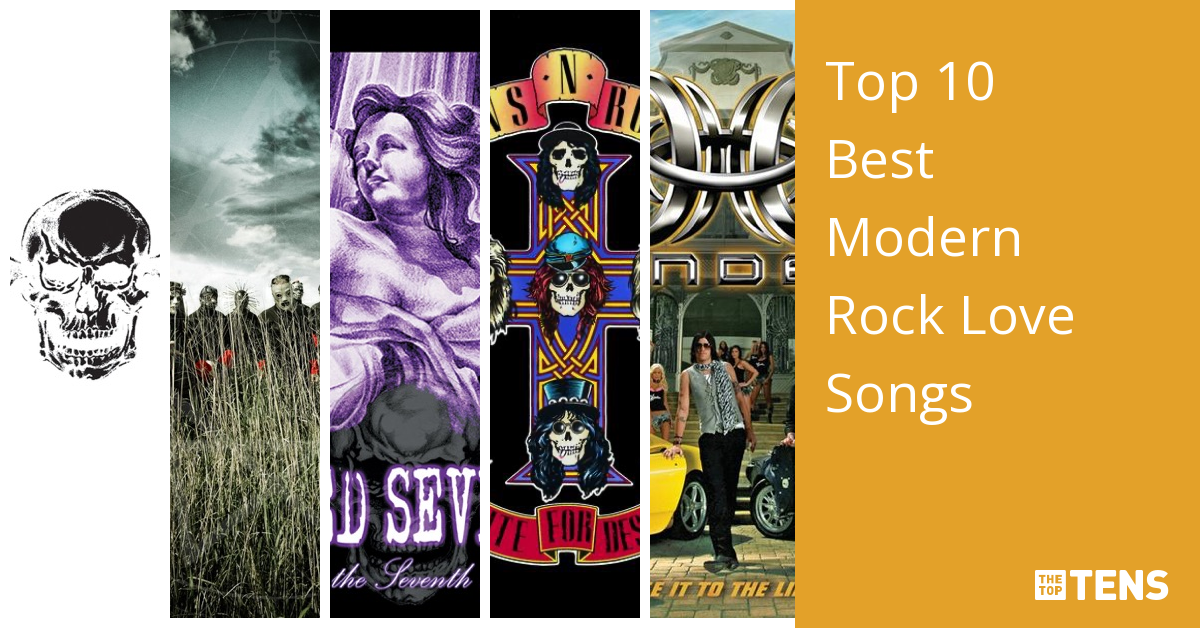 Best Modern Rock Love Songs Top Ten List TheTopTens