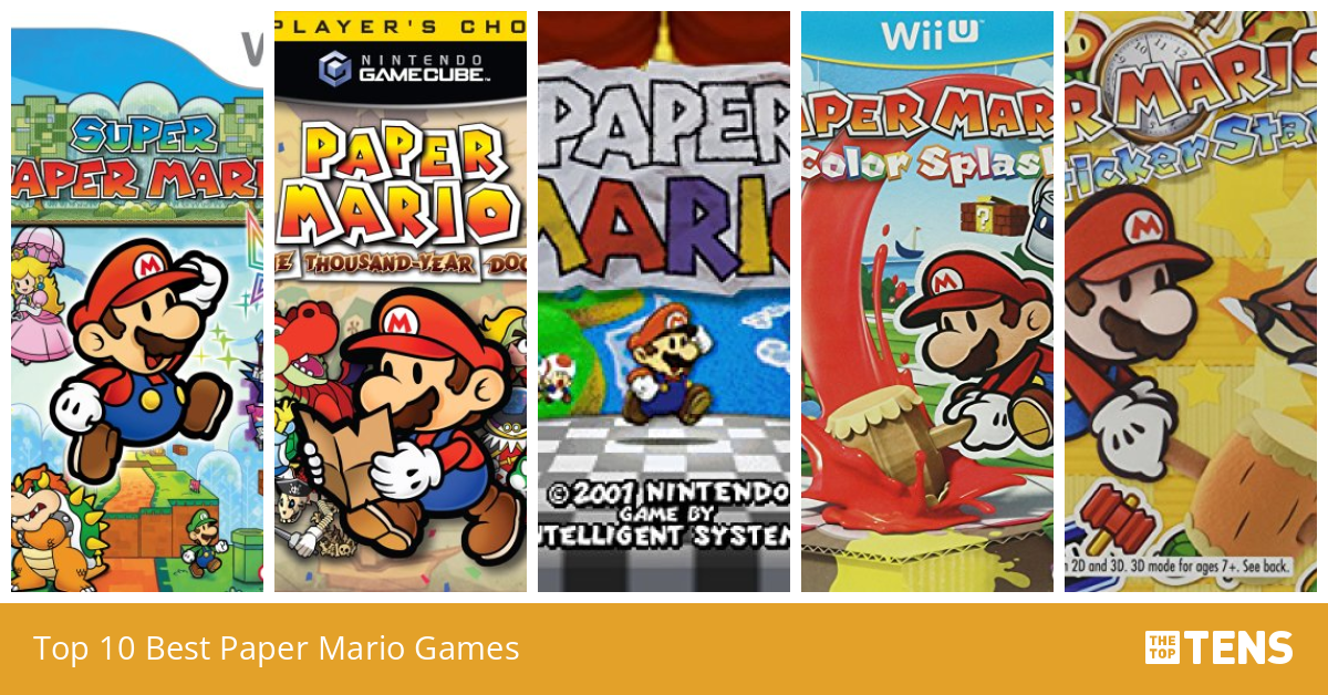 Top 10 Best Paper Mario Games TheTopTens
