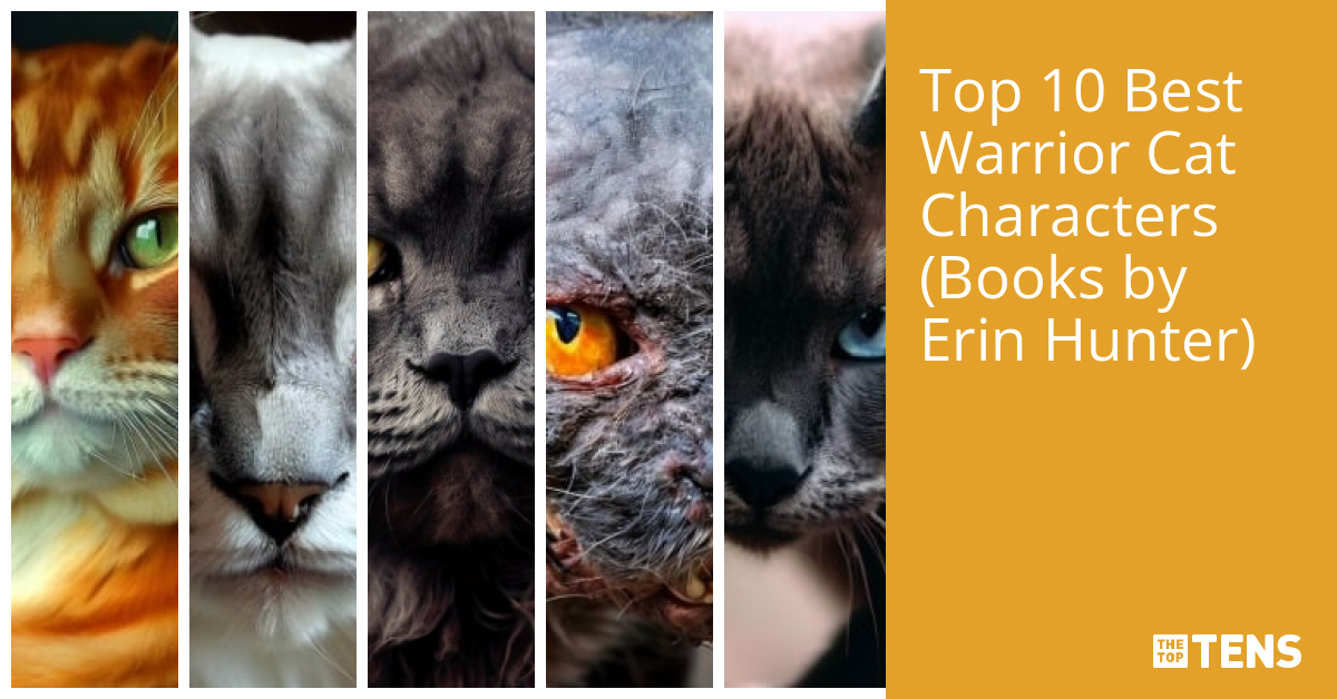 Top 10 Best Warrior Cat Characters (Books by Erin Hunter) TheTopTens