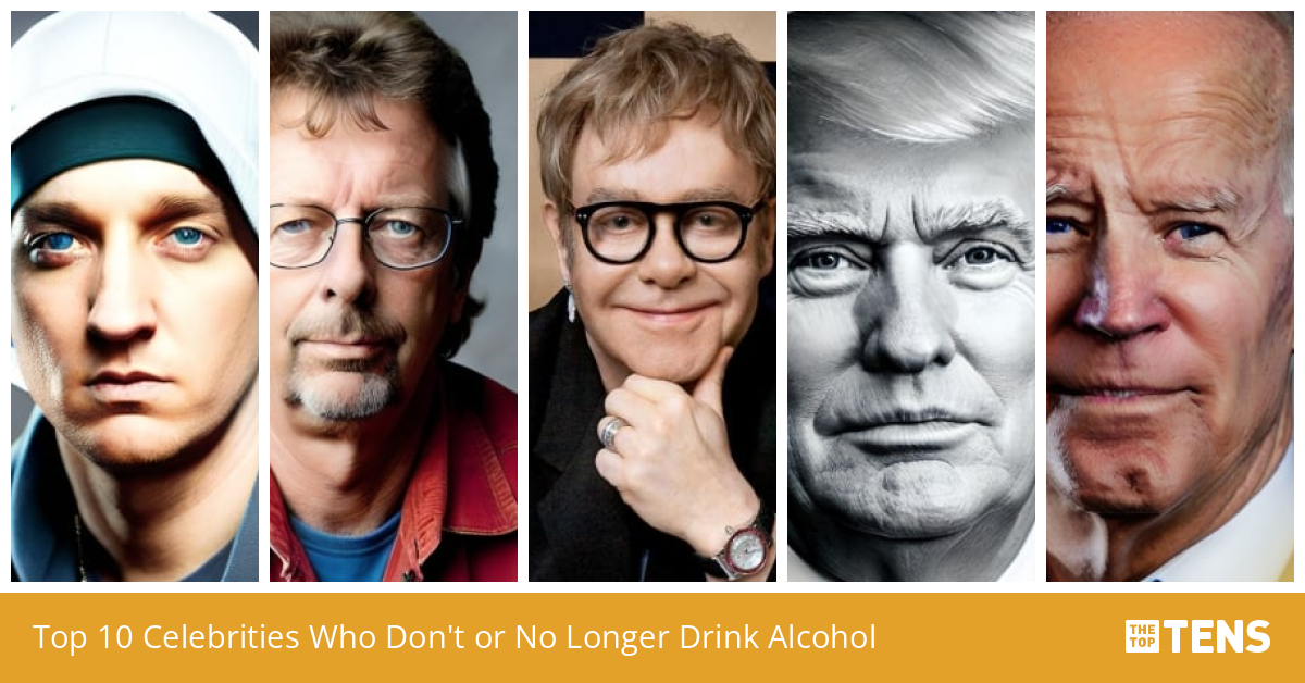Famous People Who Don't Drink Alcohol