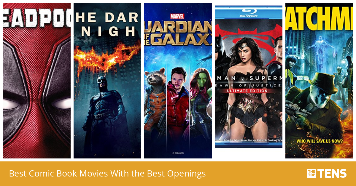 Best Comic Book Movies With the Best Openings TheTopTens