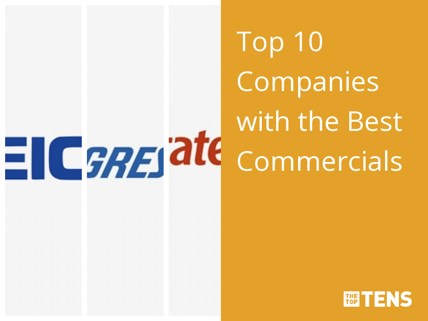 Undvigende Signal Overstige Top Ten Companies With the Best Commercials - TheTopTens
