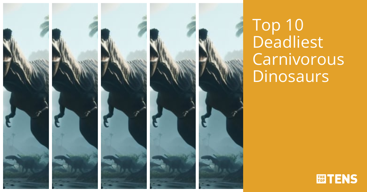 Top 10 Deadliest Carnivorous Dinosaurs TheTopTens