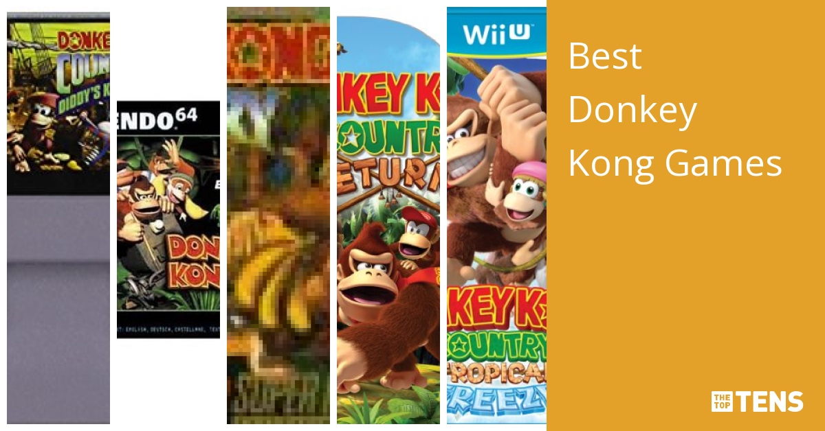 TOP 10 Jogos do Donkey Kong 