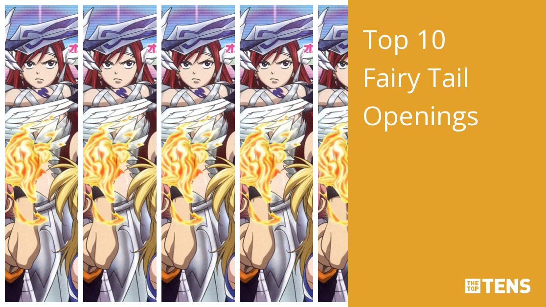 🎼TOP 25 FAIRY TAIL OPENINGS🎼