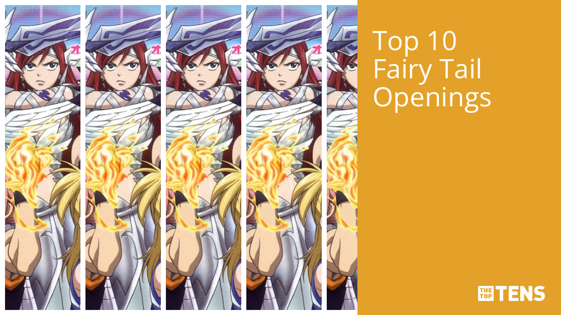 Fairy Tail: 10 melhores aberturas, classificadas