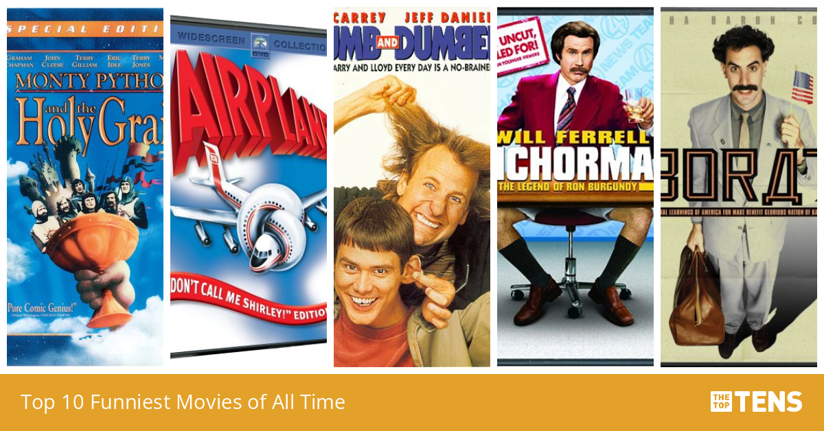 Top 10 Funniest Movies of All Time