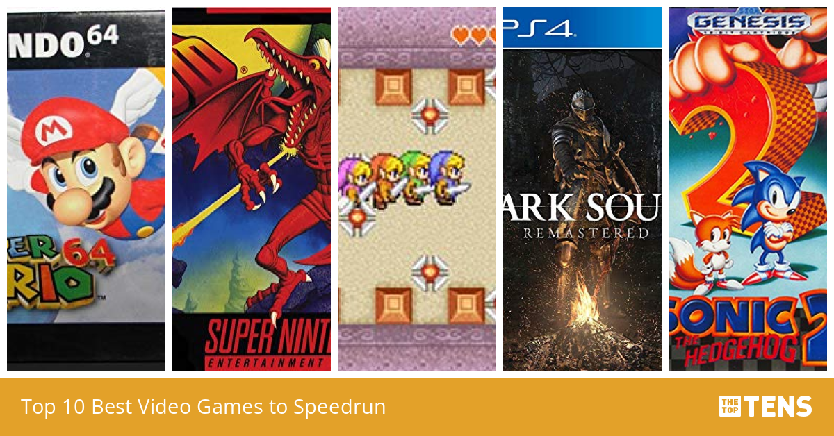 Top 10 Best Video Games to Speedrun TheTopTens