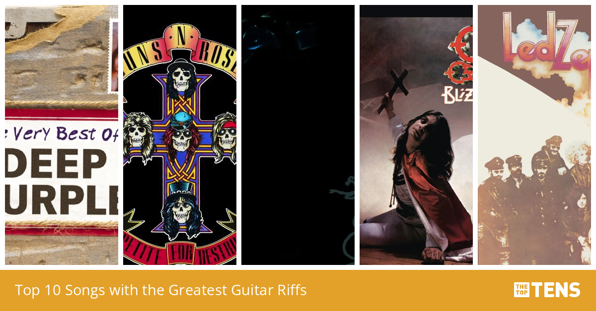 Top 10 Songs with the Greatest Guitar Riffs