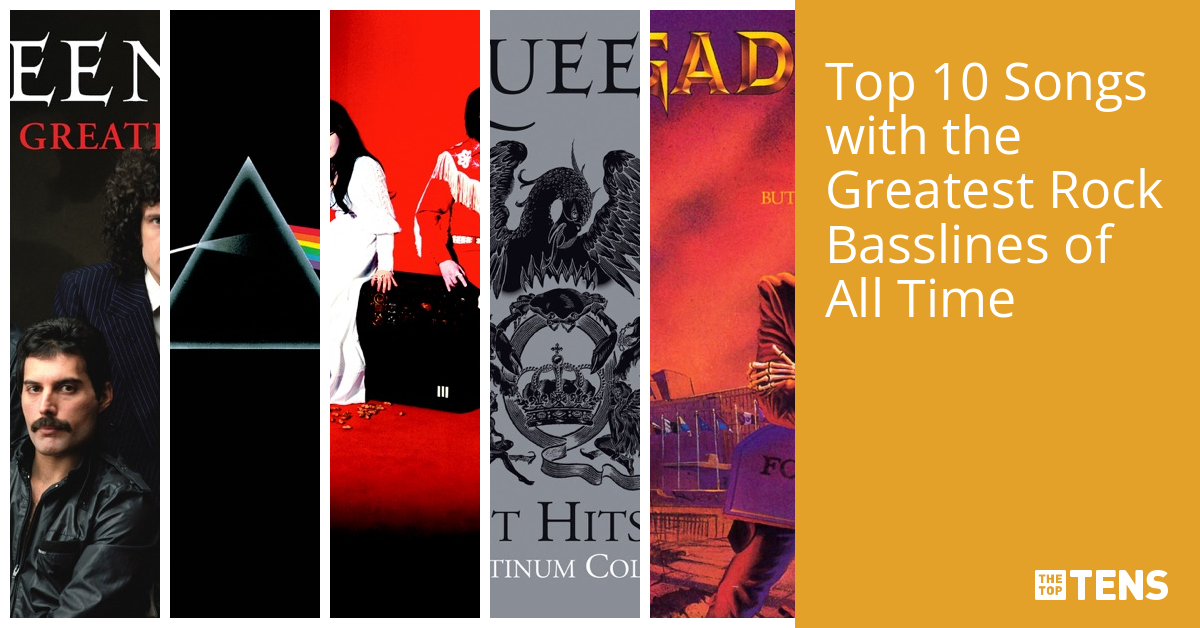 Top 10 Songs with the Greatest Rock Basslines of All Time - TheTopTens