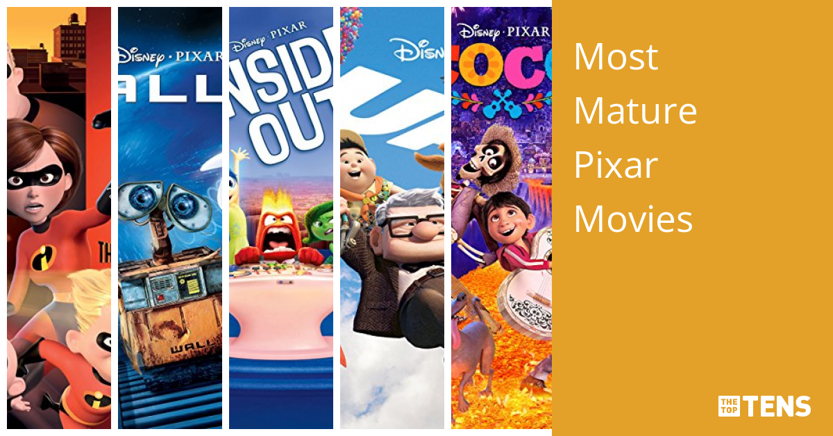 Most Mature Pixar Movies - Top Ten List - TheTopTens