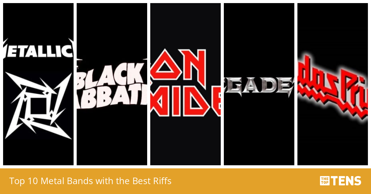 Top Ten Metal Bands With the Best Riffs TheTopTens