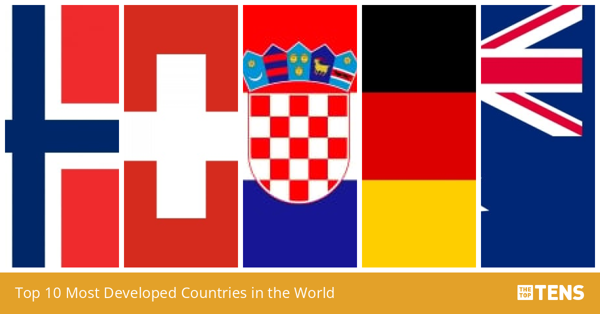 Top 10 Most Developed Countries in the World TheTopTens