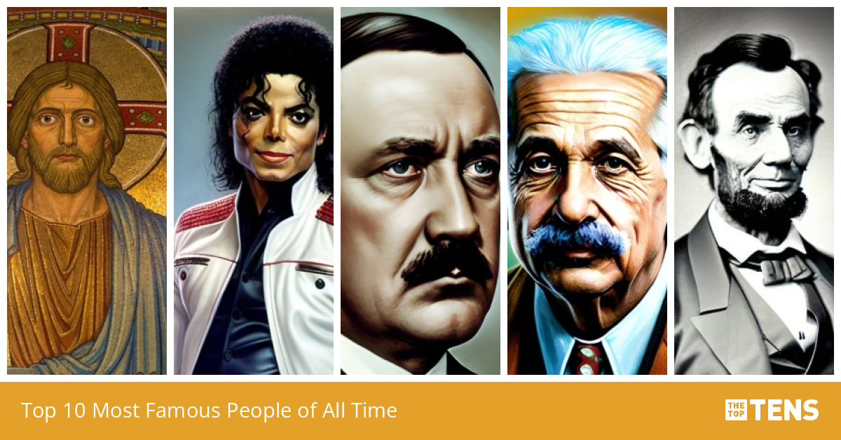 Top 10 Most Famous People in the World history