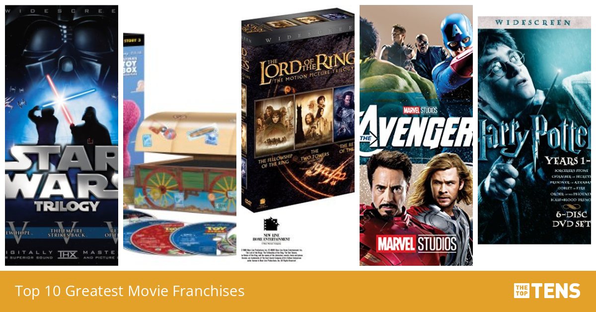 Top 10 Greatest Movie Franchises TheTopTens