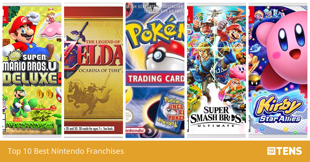 Top 10 Best Nintendo Franchises Thetoptens