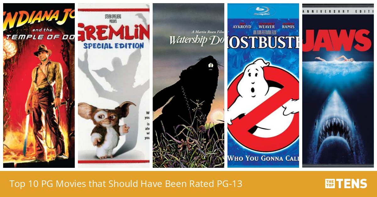 Top 10 PG Movies that Should Have Been Rated PG13 TheTopTens