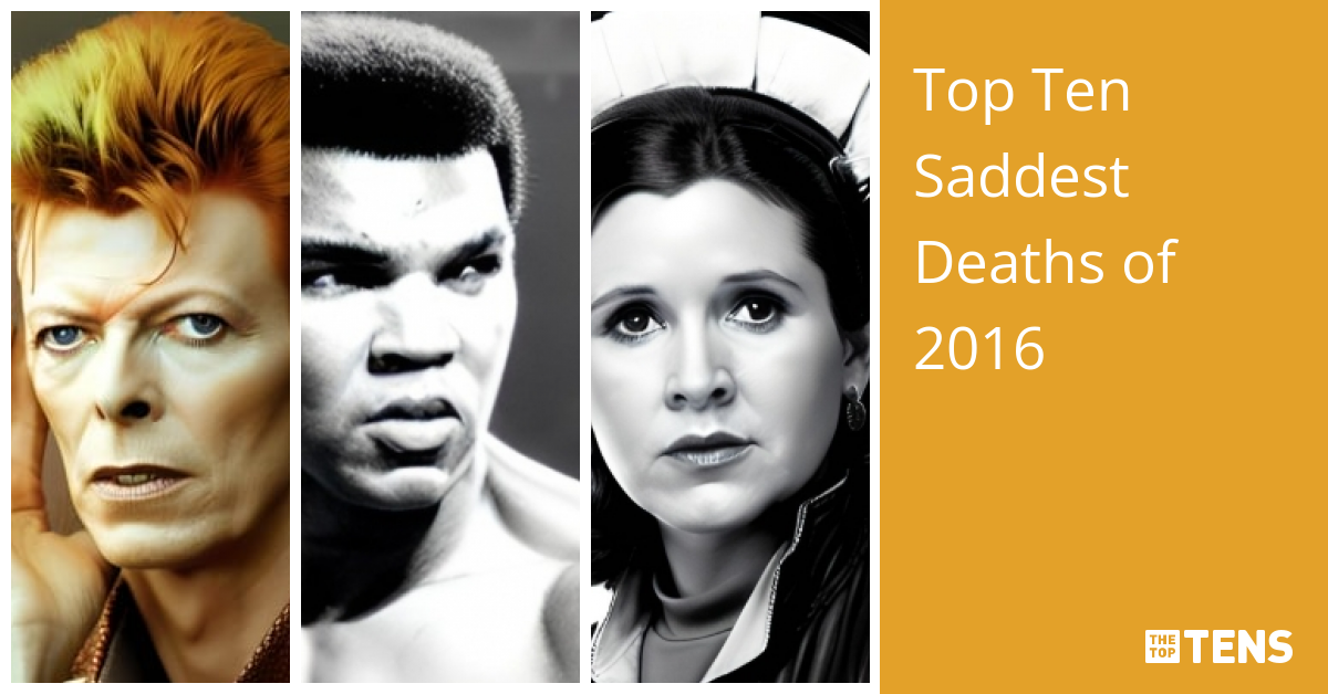 Top Ten Saddest Deaths Of 2016 - TheTopTens