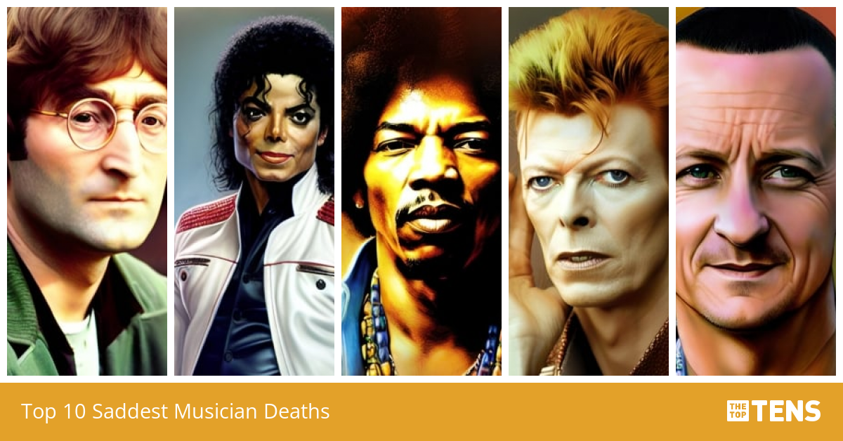 Top 10 Saddest Musician Deaths TheTopTens