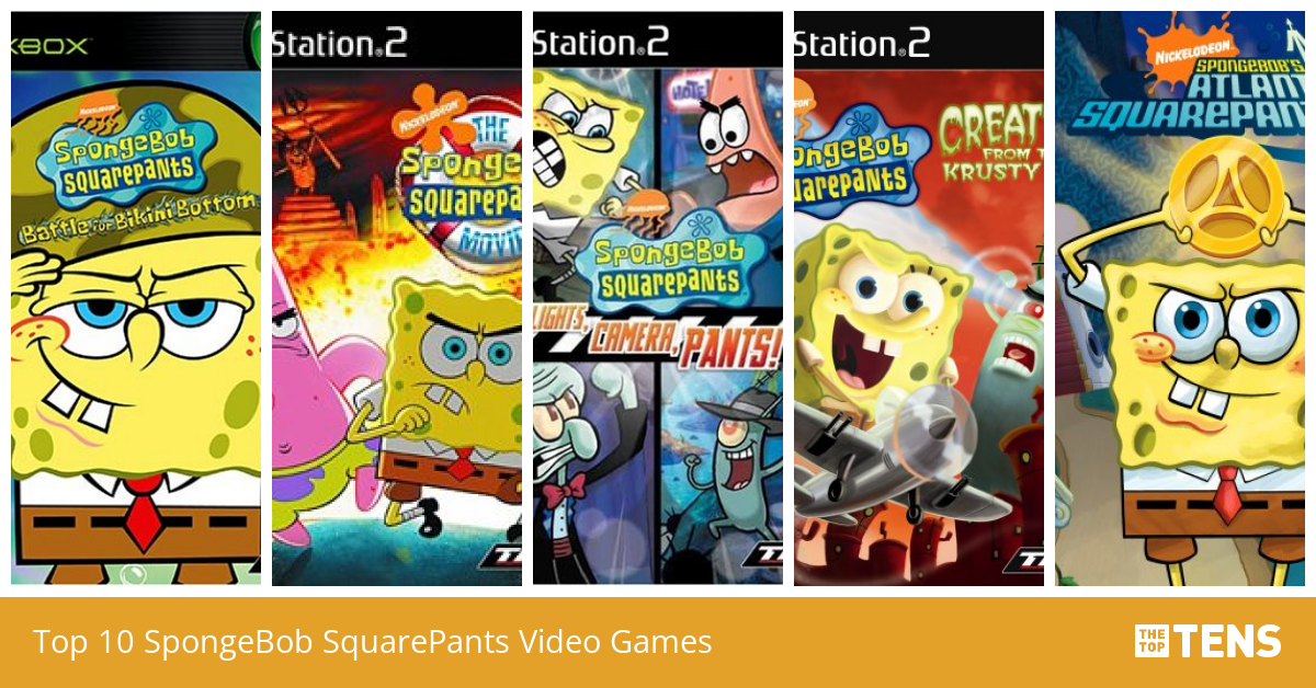 Top 10 SpongeBob SquarePants Video Games - TheTopTens