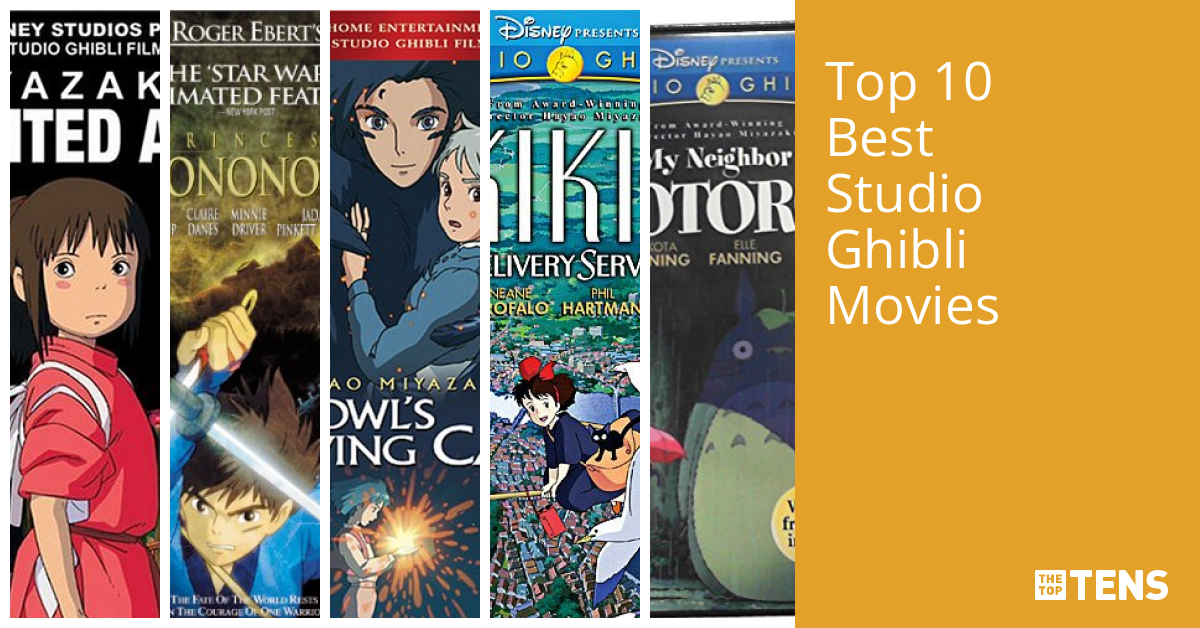Top 10 Best Studio Ghibli Movies - TheTopTens