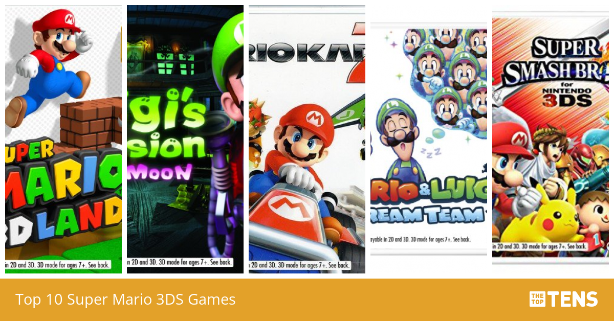 Top 10 Super Mario 3DS Games - TheTopTens