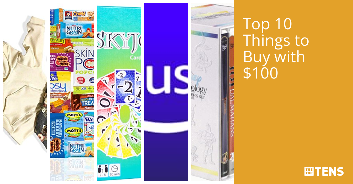 Top 10 Things to Buy with 100 TheTopTens