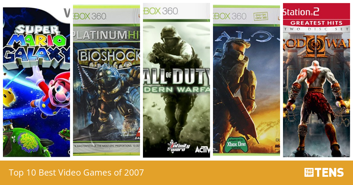 Top 10 best video games of 2007