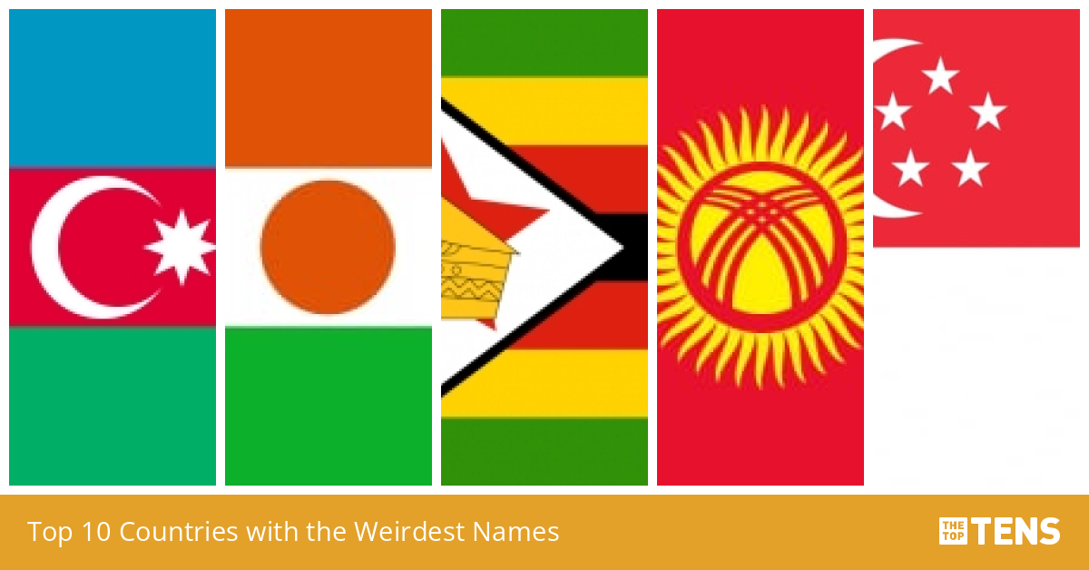 Top 10 Countries with the Weirdest Names TheTopTens