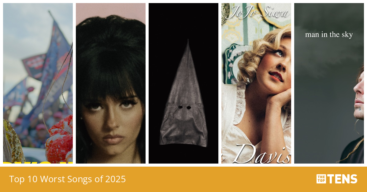 Top 10 Worst Songs of 2025