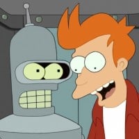 Fry and Bender - Futurama