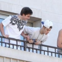 Spat on his fans from a balcony