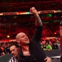 Kurt Angle loses his Retirement Match against Baron Corbin