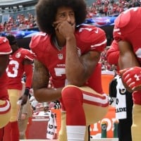 Collin Kaepernick Kneeling During the National Anthem