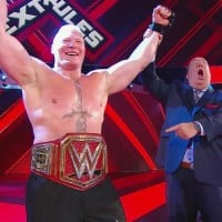 Brock Lesnar Wins The Universal Championship Again from Seth Rollins