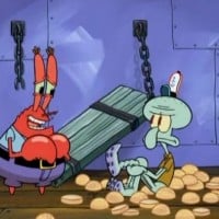 Fakes an Injury at Work and Blackmails Mr. Krabs - Accidents Will Happen