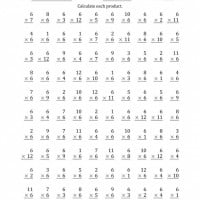 Multiplication Sheets