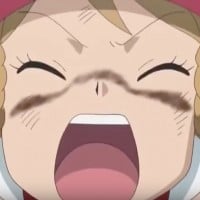 When she screamed at Fennekin and Pancham. (Ep. 64)