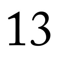 The Number 13