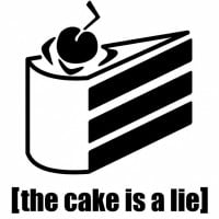 The cake is a lie - Portal