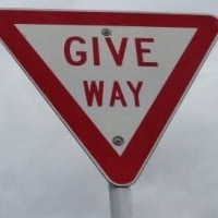 Give Way When You’re Meant To