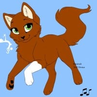 Squirrelflight has one white paw in reference to Scourge