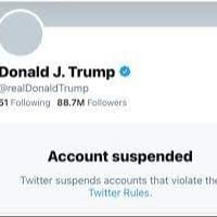 Donald Trump banned from Twitter