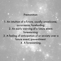 Dreams can be premonitions